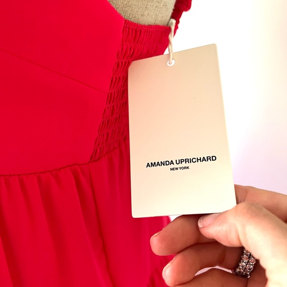 Amanda Uprichard Nicolia Dress in Begonia - Picture 2 of 4